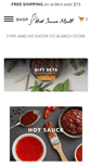 Mobile Screenshot of hotsaucemall.com